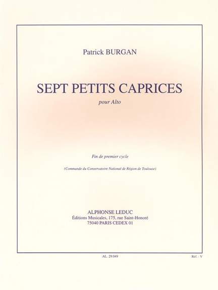 Patrick Burgan: 7 Petites Caprices