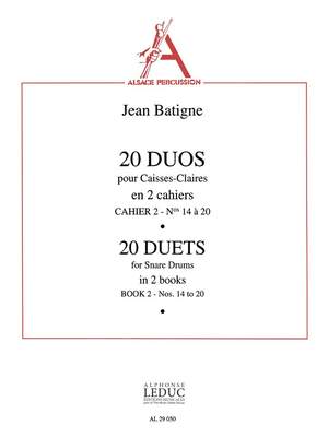 Jean Batigne: Jean Batigne: 20 Duos Vol.2: No.14 - No.20