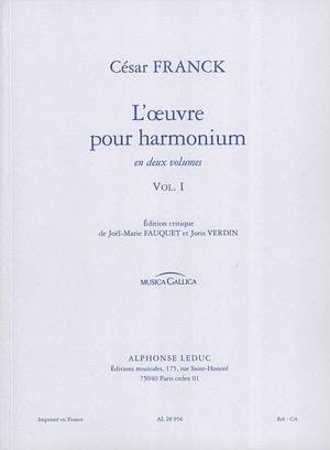 セール商品が満載 L'Oeuvre Franck: César pour Music Presto | Vol.1 Harmonium 鍵盤楽器