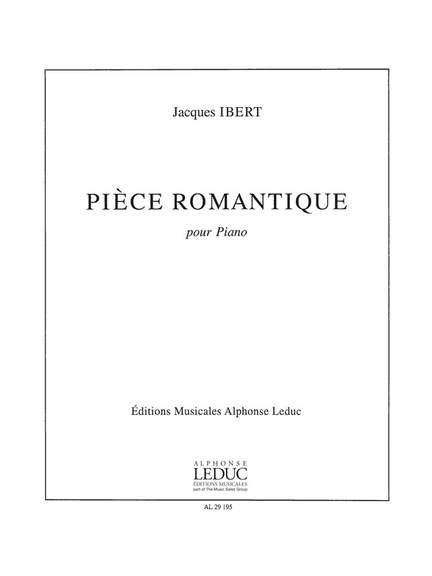 Jacques Ibert: Pièce romantique