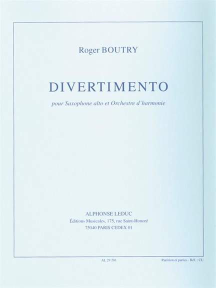 Roger Boutry: Divertimento