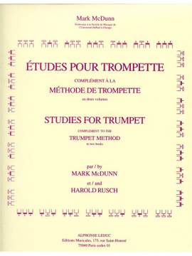 Mark McDunn_Harold Rusch: Etudes pour Trompette