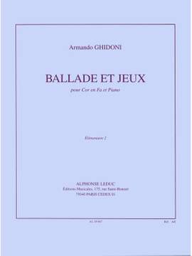 Armando Ghidoni: Ballade Et Jeux