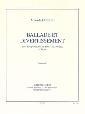 Armando Ghidoni: Ballade et Divertissement