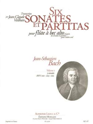 Johann Sebastian Bach: 6 Sonates & Partitas Vol.1 BWV 1001-1003-1005