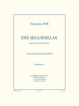 Fernando Sor: Fernando Sor: 10 Seguidillas