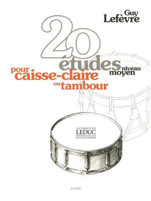 Guy Lefèvre: 20 Etudes - Niveau Moyen