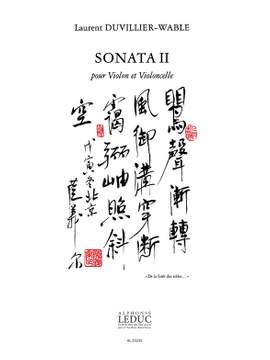 Duvillier-Wable: Sonata Ii