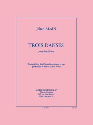 Alain J: Trois Danses (Transcription O. & M.-Claire Alain)