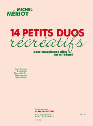 Meriot: Petits Duos Recreatifs(14)