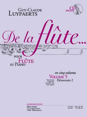 Guy-Claude Luypaerts: Guy-Claude Luypaerts: de la Flûte Vol.5