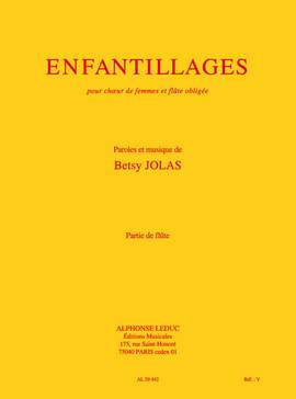 Betsy Jolas: Enfantillages