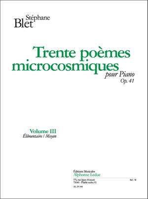 Stéphane Blet: Poemes(20) Microcosmiques 3