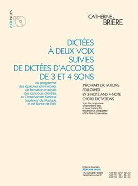 Catherine Briere: Catherine Briere: Dictees a 2 Voix...