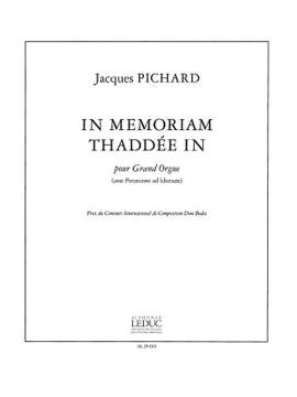 Pichard: In Memoriam Thaddee In