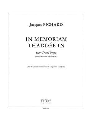 Pichard: In Memoriam Thaddee In