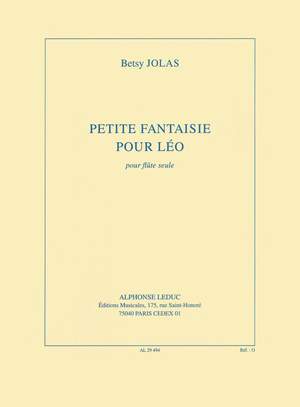 Betsy Jolas: Petite Fantaisie Pour Léo