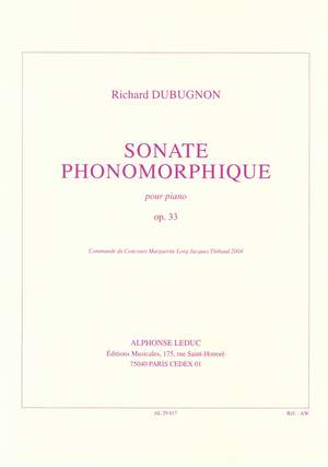 Richard Dubugnon: Sonate Phonomorphique Op33