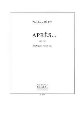Stéphane Blet: Apres... Op152