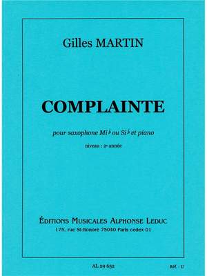 Martin: Complainte