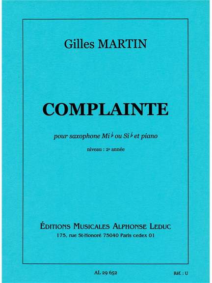 Martin: Complainte