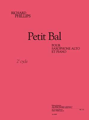 Phillips: Petti bal pour saxophone alto et piano