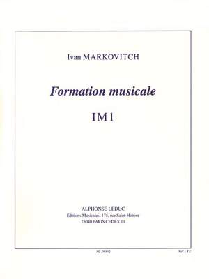 Ivan Markovitch: Formation musicale - IM1