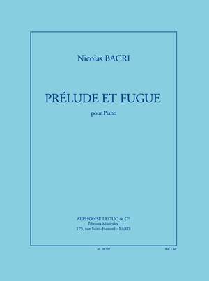 Bacri: Prelude & Fuga