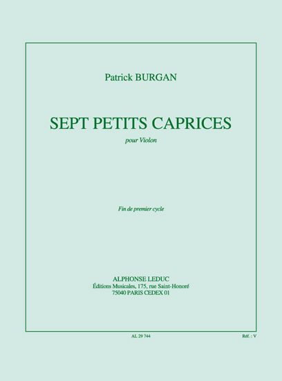 Patrick Burgan: 7 Petits Caprices