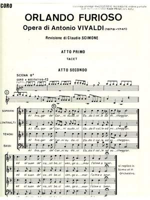 Chor und Orchester Catone in Utica Klavierauszug: Opera in tre atti Soli 
