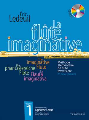 Éric Ledeuil: La Flûte Imaginative - Volume 1 avec CD