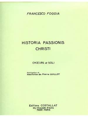 Francesco Foggia: Francesco Foggia: Historia Passionis Christi