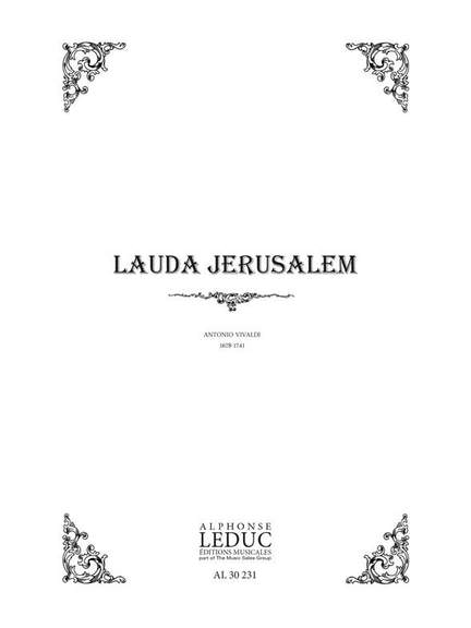 Antonio Vivaldi: Lauda Jerusalem