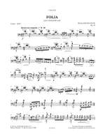 Richard_Dubugnon: Folia, op. 43 (14'30'') pour violoncelle seul Product Image