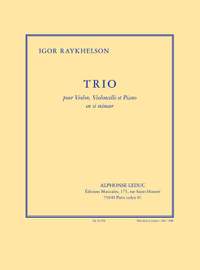 Raykhelson: Trio en b mineur pour violon, violoncelle et piano