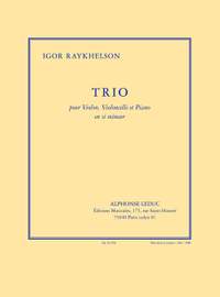 Raykhelson: Trio en b mineur pour violon, violoncelle et piano