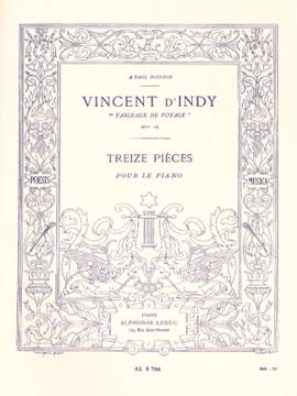 Vincent D'Indy: Tableaux De Voyages Op 33