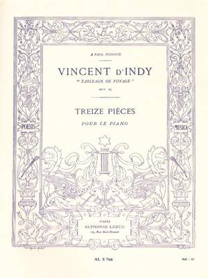 Vincent D'Indy: Tableaux De Voyages Op 33