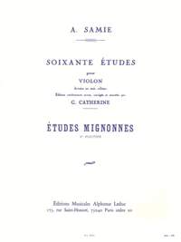 Auguste Samie: Études Mignonnes