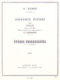 Auguste Samie: 60 Etudes Pour Violon
