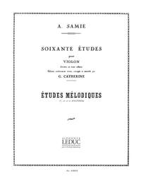 Auguste Samie: 60 Studies for Violin