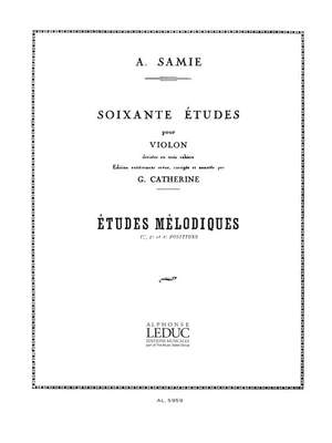 Auguste Samie: 60 Studies for Violin