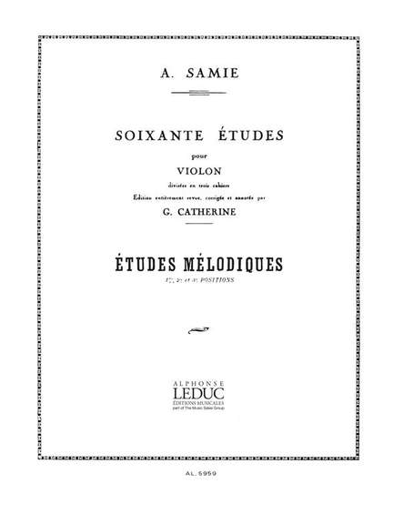 Auguste Samie: 60 Studies for Violin