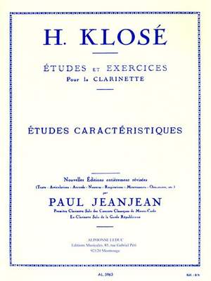 Hyacinthe-Eléonore Klosé: Etudes Et Exercices Pour La Clarinette