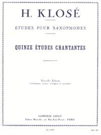 Hyacinthe-Eléonore Klosé: 15 Etudes Chantantes