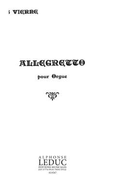 Louis Vierne: Allegretto For Organ Op.1