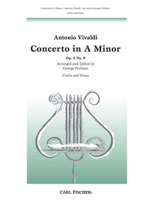 Vivaldi: Concerto FI/176 (RV356, Op.3/6) in A minor (red. Perlman)