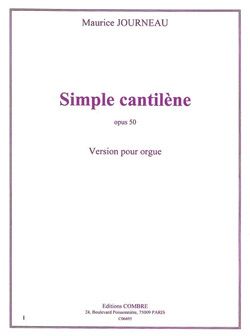 Journeau: Simple Cantilène Op.50