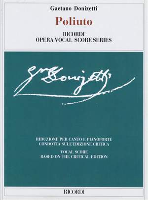 Donizetti: Poliuto (Crit.Ed.)