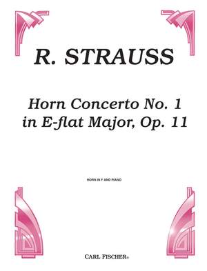Strauss: Concerto No.1, Op.11 in E flat major